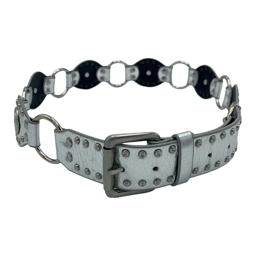 COPY - LAKE SHORE DRIVE Medallion Silver Belt  M L Hip